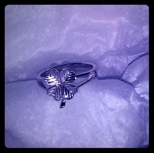 925 STERLING SILVER 4 LEAF CLOVER RING🍀
